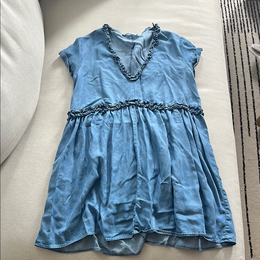 Zara Soft Denim mini dress